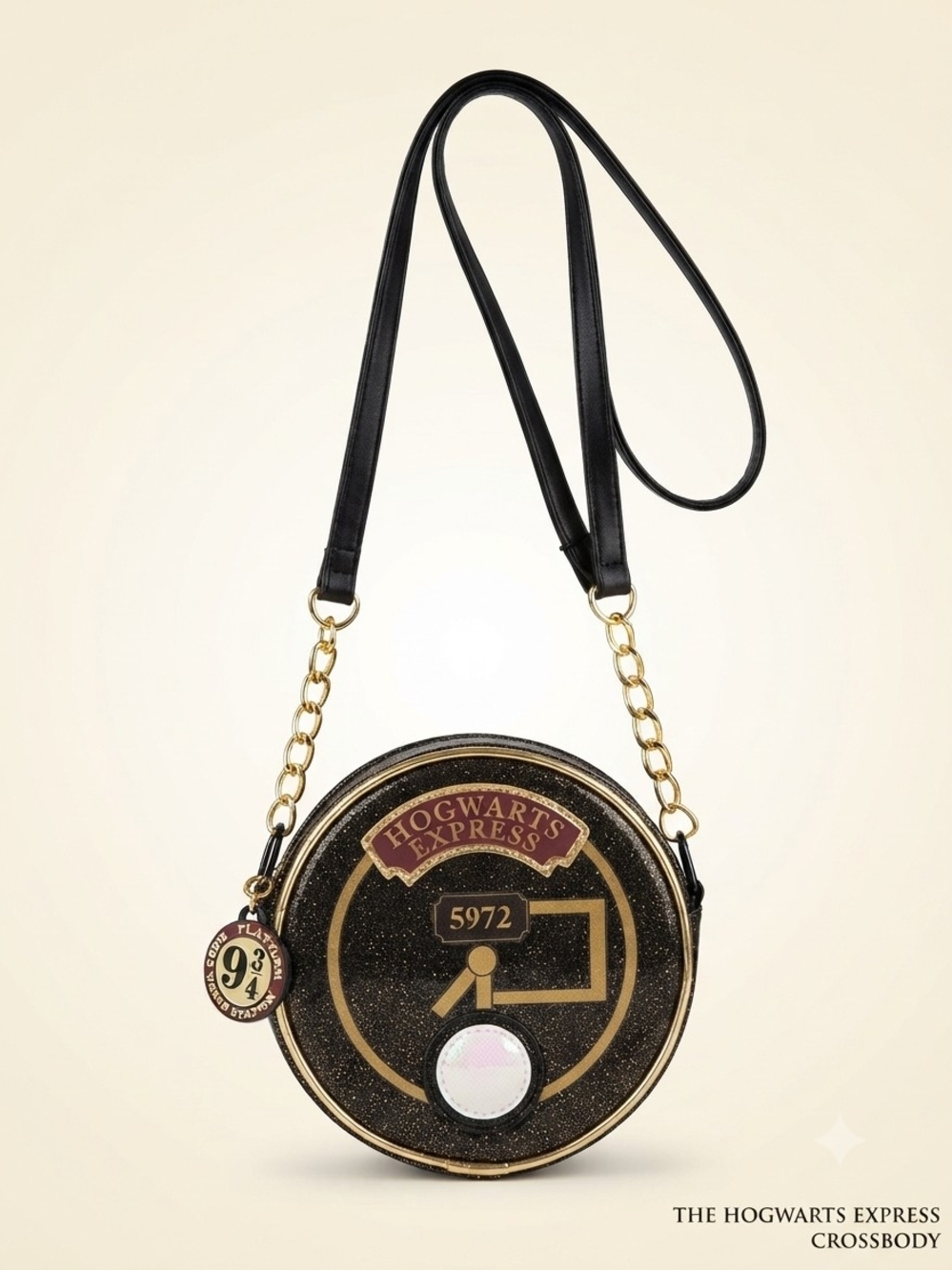 Harry Potter Hogwarts Express 5972 Round Canteen Crossbody Bag Purse Bioworld